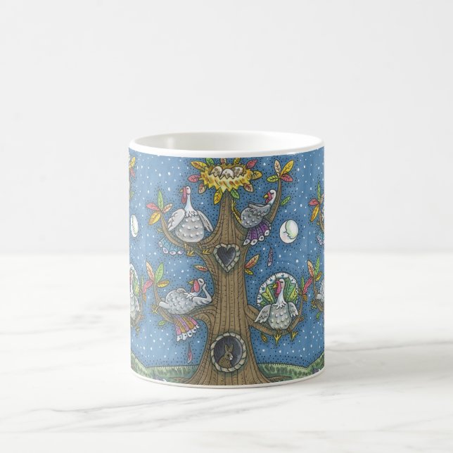 TAZA DE CAFÉ ÁRBOL DE TURQUÍA, GRACIAS A LOS GOBIERNOS ROOSTING (Centro)