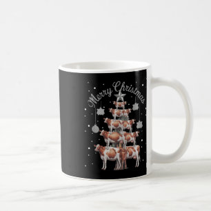 Taza De Café Árbol de vacas vacías árbol de vacas navideñas