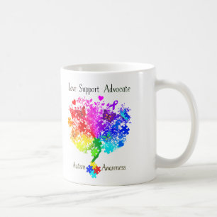 Taza De Café Árbol del espectro autista