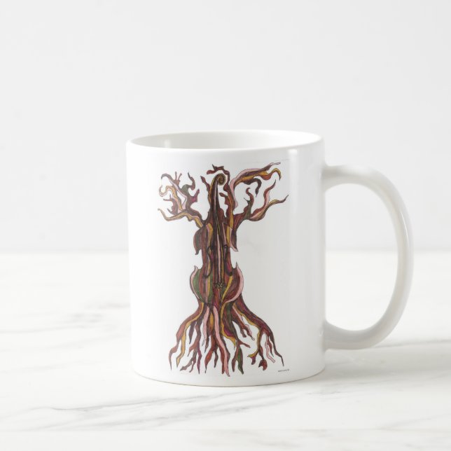 Taza De Café Árbol del violoncelo (Derecha)
