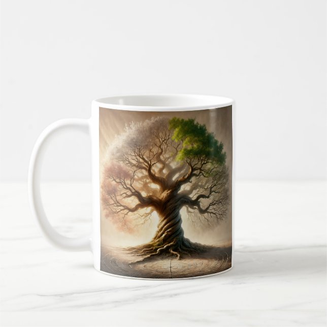 Taza De Café Árbol estacional (Izquierda)