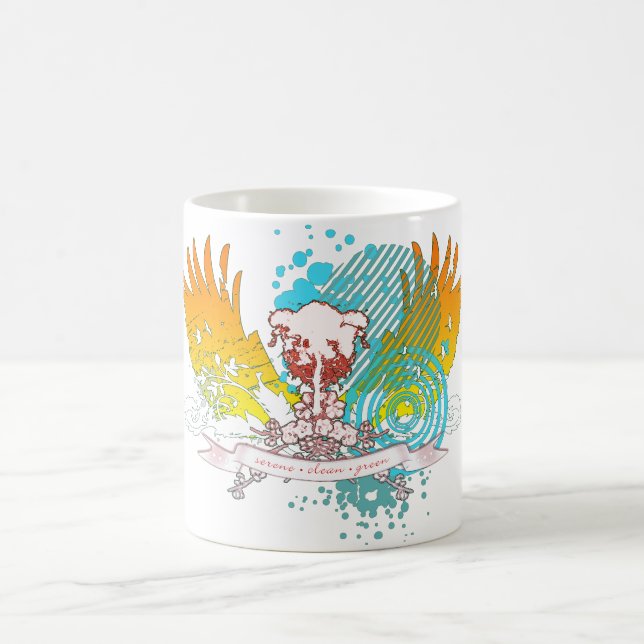 Taza De Café árbol hi-fi. (Centro)