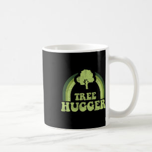 Taza De Café Árbol Hugger Vintage Retro Naturaleza Oído Ambient
