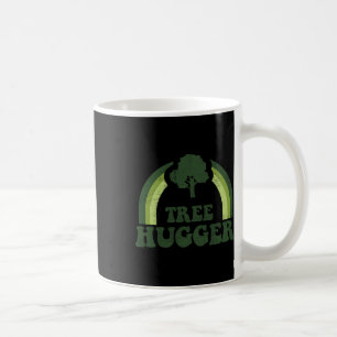 Taza De Café Árbol Hugger Vintage Retro Naturaleza Oído Ambient