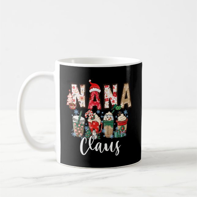 Taza De Café Árbol ligero de Nana Claus (Izquierda)
