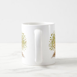 Taza De Café Árbol Modernista Colorido 13