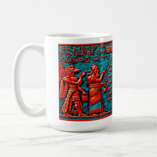 Taza De Café Árbol Sagrado de la Antigua Mesopotamia