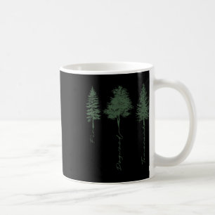 Taza De Café Árbol sutil anti Trump Fir Dogwood Tamarack