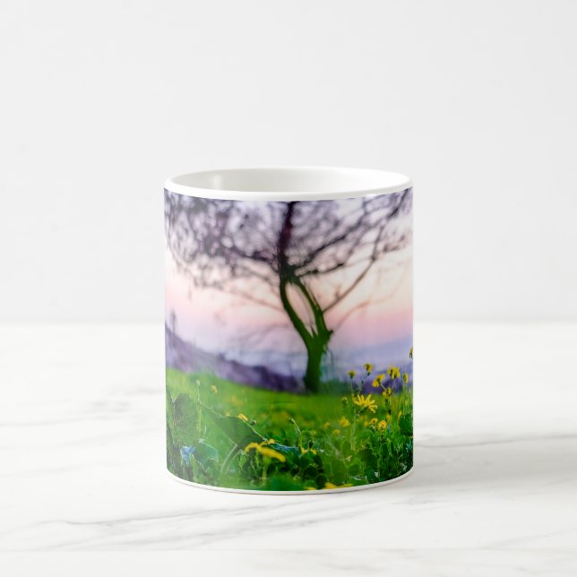Taza De Café Árbol vespertino (Centro)