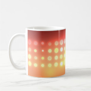 Taza De Café Árboles blancos decorativos. Ramas de invierno. Un
