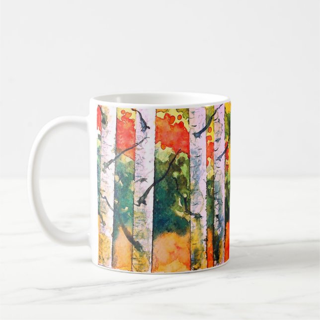Taza De Café Árboles de abedul (Izquierda)