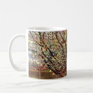 Taza De Café Árboles de albaricoque en flor, por Vincent van Go