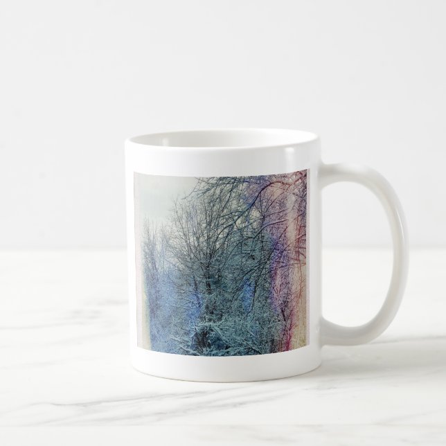 Taza De Café Árboles de invierno (Derecha)