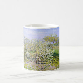 Taza De Café Árboles de manzana en flor (por Claude Monet)