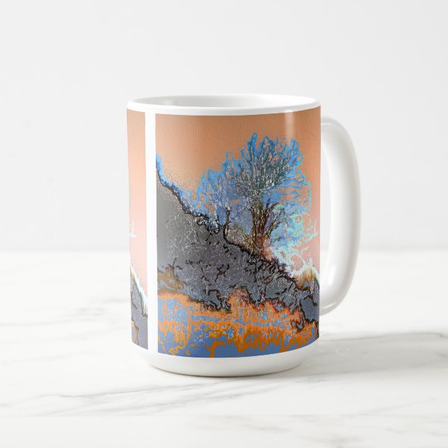 TAZA DE CAFÉ ÁRBOLES DE MONTAÑA ÚNICOS (Anverso derecho)