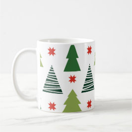 Taza De Café Árboles de Navidad
