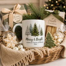 Árboles de Navidad Alegres y Brillantes Recuerdo F