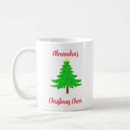 Taza De Café Árboles de Navidad Divertidos Festivos Alegres