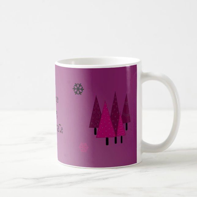 Taza De Café Árboles de Navidad extravagantes (Derecha)