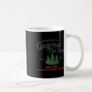 Taza De Café Árboles de Navidad frescos Vintage Retro Navidad P