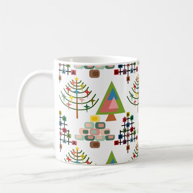 Taza De Café Árboles de navidad más grandes del MCM (Izquierda)