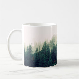 TAZA DE CAFÉ ÁRBOLES DE PALMA CUBIERTOS DE BOLSA