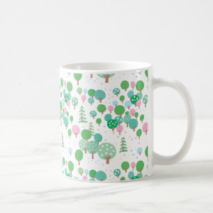 Taza De Café Árboles de primavera extravagantes