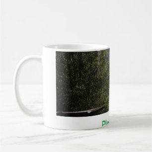 Taza De Café Árboles de selva selva bocas viajes agregar nombre