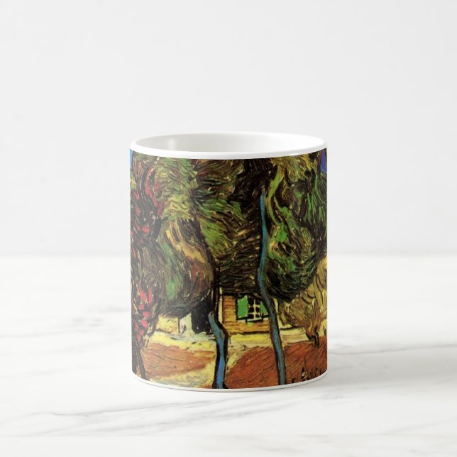 Taza De Café Árboles de Van Gogh en el Jardín, Hospital de Sain (Centro)