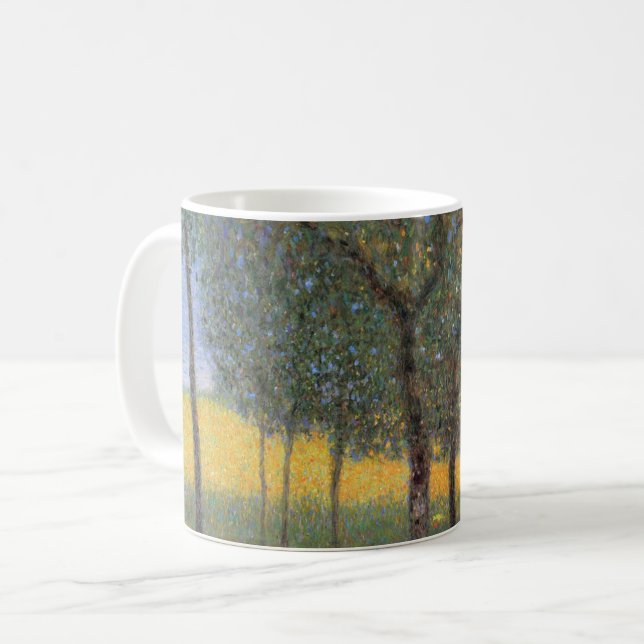 Taza De Café Árboles frutales, Gustav Klimt (Anverso izquierdo)