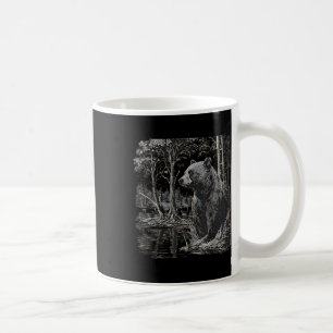Taza De Café Árboles Naturaleza fauna animal Oso al aire libre