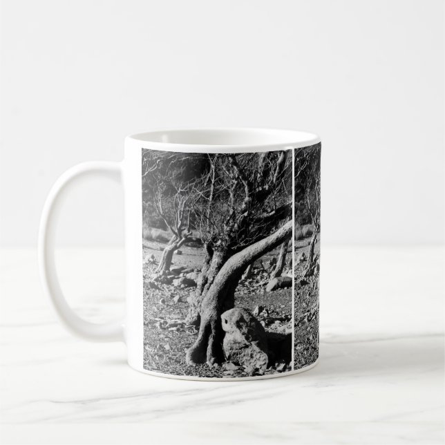 TAZA DE CAFÉ ÁRBOLES NEGROS Y BLANCOS (Izquierda)