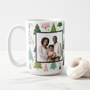Taza De Café Árboles retro