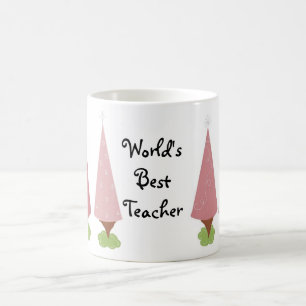 Taza De Café Árboles Rosas - Maestra Mug