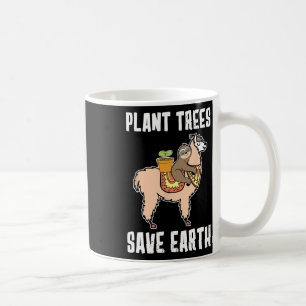 Taza De Café Árboles vegetales Salvan La Tierra Tragada Y La Al