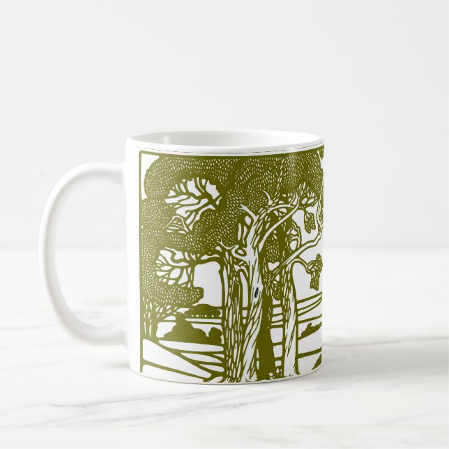 Taza De Café Árboles y campo (Izquierda)