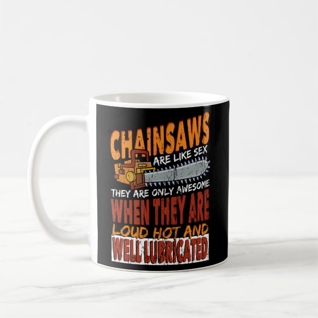 Taza De Café Arborist Chainsaw (Izquierda)