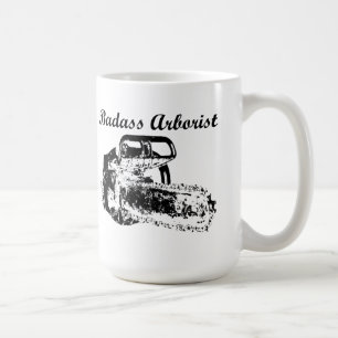 Taza De Café Arborista de Badass - motosierra
