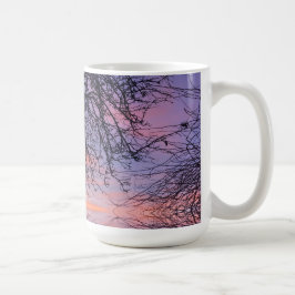Taza De Café Arbre dans le crépuscule