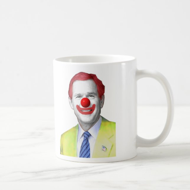 Taza De Café arbusto 2, payaso de g del payaso de Bushythe (Derecha)