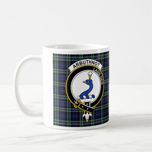 Taza De Café Arbuthnot Clan Badge Coffee Mug - Tamaño 11oz (Izquierda)