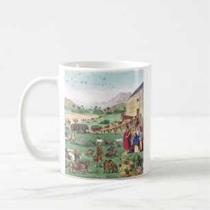 Taza De Café Arca de Noé con animales