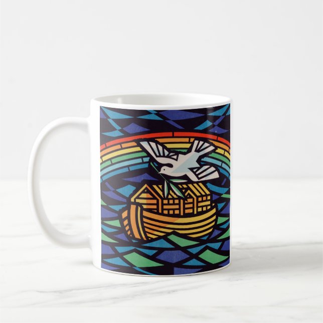 Taza De Café Arca de Noé con Espíritu Santo (Izquierda)