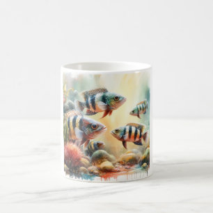 Taza De Café Archerfish Harmony 050624AREF121 - Watercolor