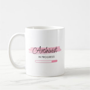 Taza De Café Archivista En Curso - Personalizado