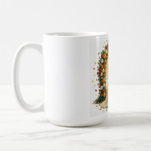 Taza De Café Arco de Boda Romántico Rosas Doradas Pareja