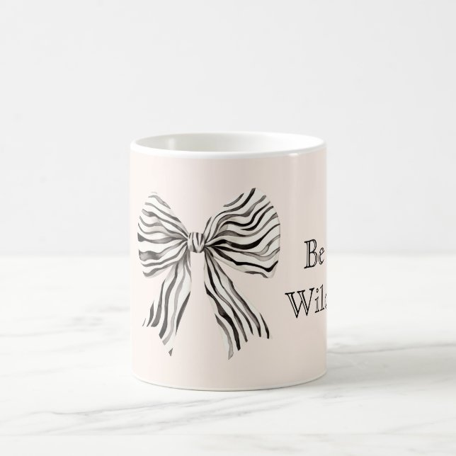 Taza De Café Arco de estampado de cebra Sé salvaje (Centro)