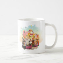 Arco de Mardi Gras Galveston, inspirado en acuarel