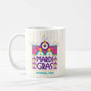 Taza De Café Arco de Mardi Gras, Galveston, Texas