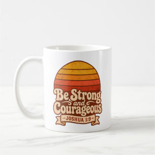 Taza De Café Arco de puesta de sol vintage angustiado Escritura